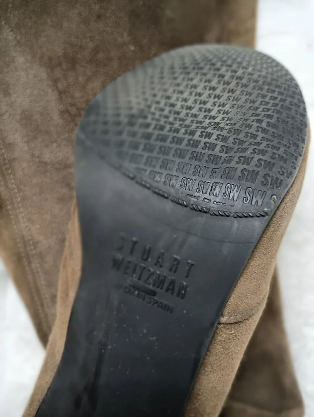 Stuart Weitzman Over-the-Knee  Suede Women’s Boots in Brown SZ 7